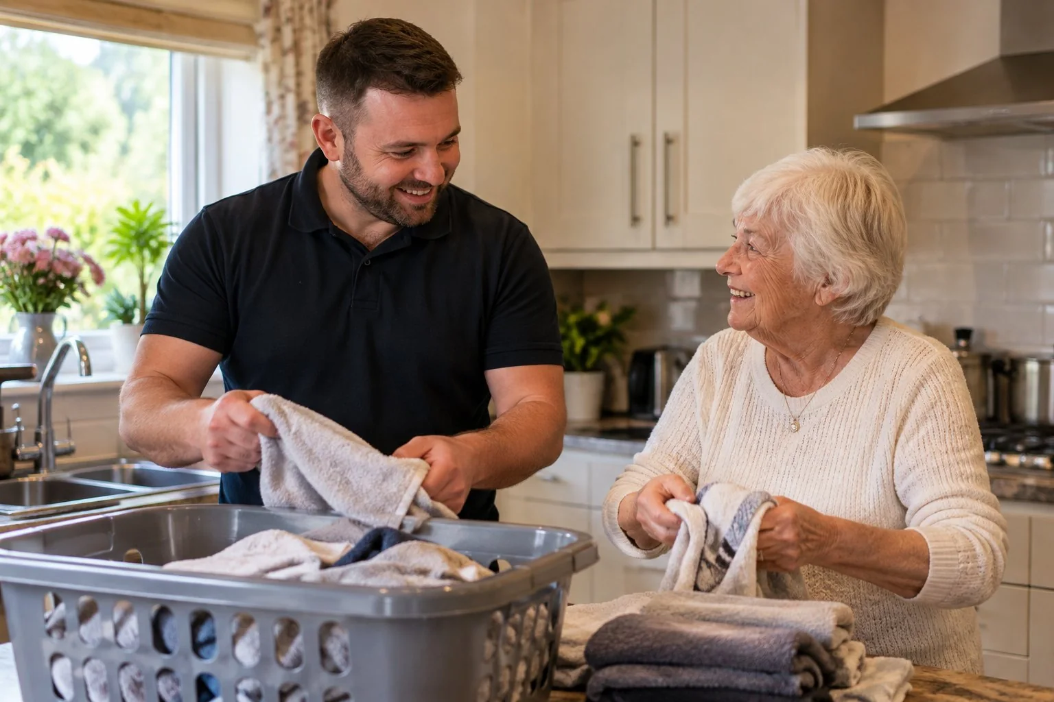 Practical home support with everyday household tasks